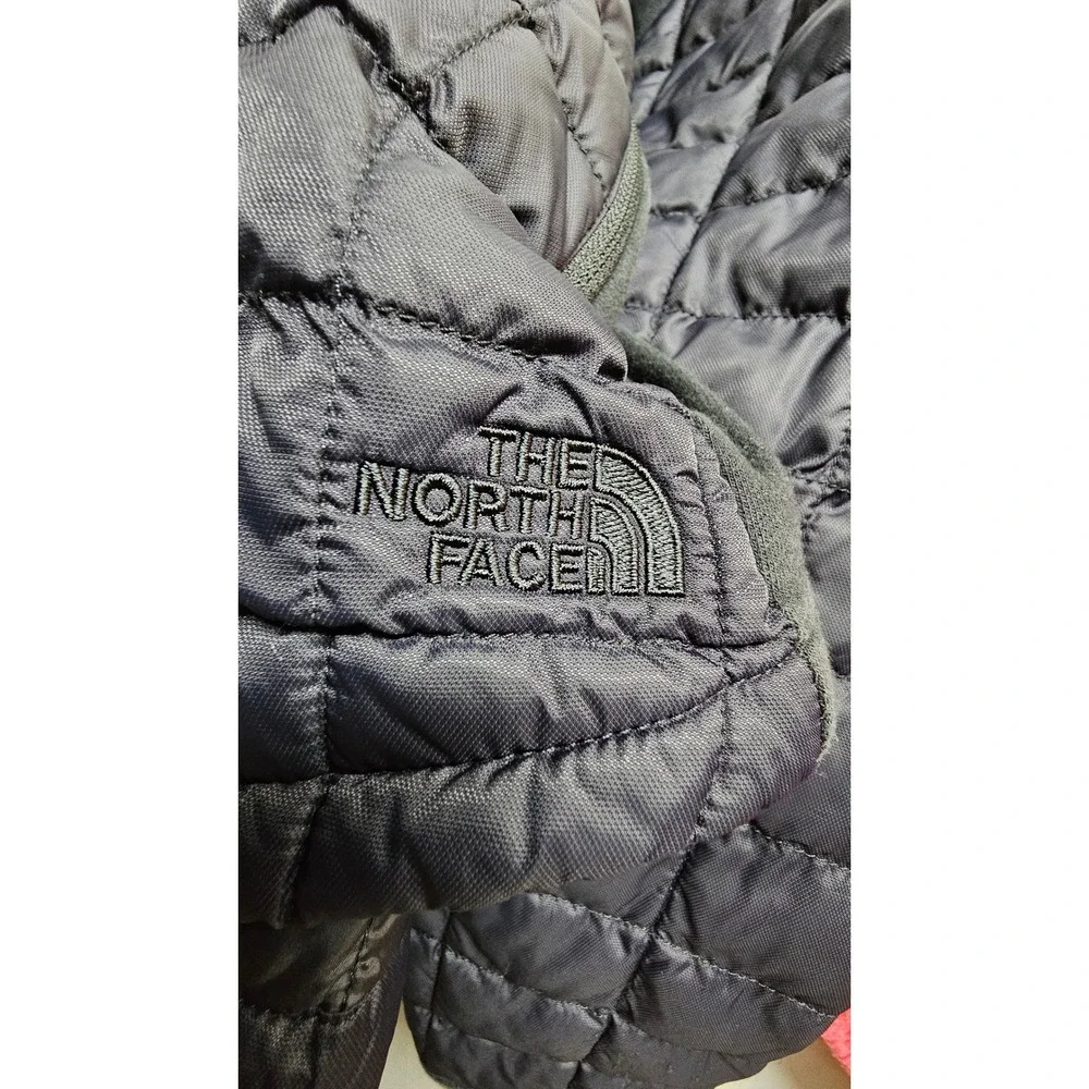 THE NORTH FACE ThermoBall‎ Pullover Jacket Womens Small Black Quilted Hybrid